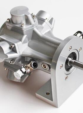 阿塞尼活塞式气动马风动空达气大功0率.75AMN6-IECHP桶微型减速马