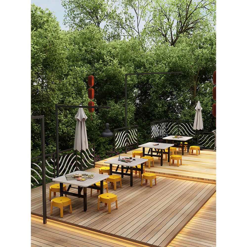 GXG折叠矮方圆桌餐桌租屋宿舍桌饭桌出小地简易摆摊桌户外长方桌