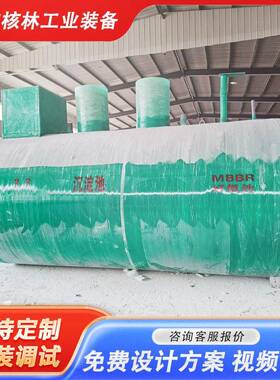 塑料清洗污水处理设备玻璃钢污水一体化处理设备地埋式污水处理