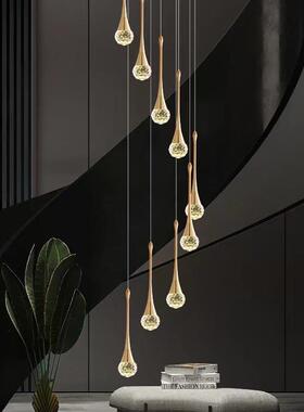 轻奢水店晶复式商楼吊灯卖场酒售楼部大堂设计师艺术别墅店AMJ-04