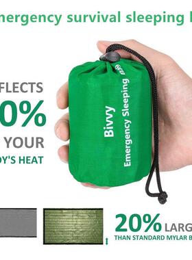 Waterproof Lightweight Thermal Emergency Sleeping Bag Bivy S