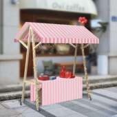 移动折叠架子户外摆摊展示架集市促销 摊位实木网红夜市花车万向轮