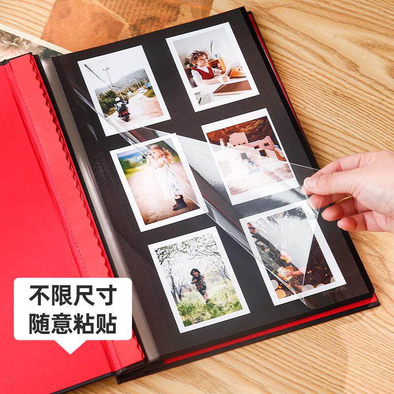 A4情侣相册本纪念册diy手工自粘贴式覆膜家庭大容量照片收纳影集
