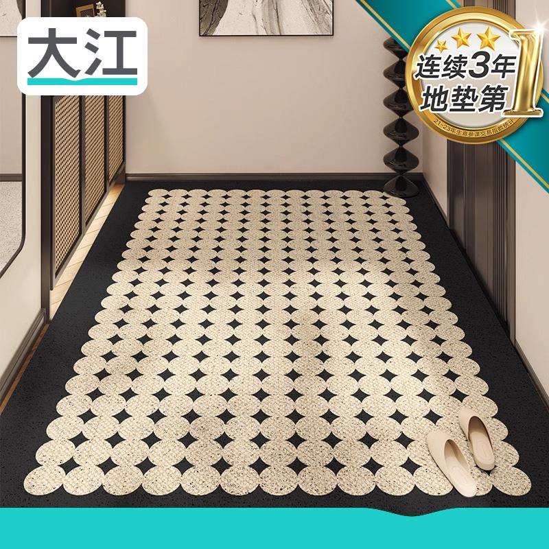 地垫欧式复古入户门丝圈脚垫家用耐脏进门垫玄关防滑自洁地毯