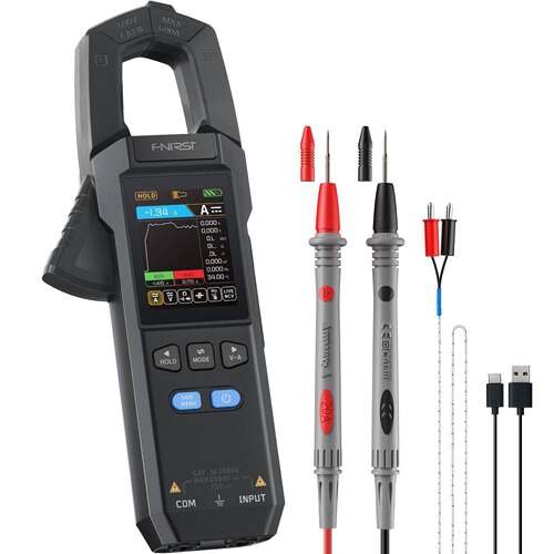 FNIRSI DMC-100 Digital Clamp Meter 10000 Counts 600A Current