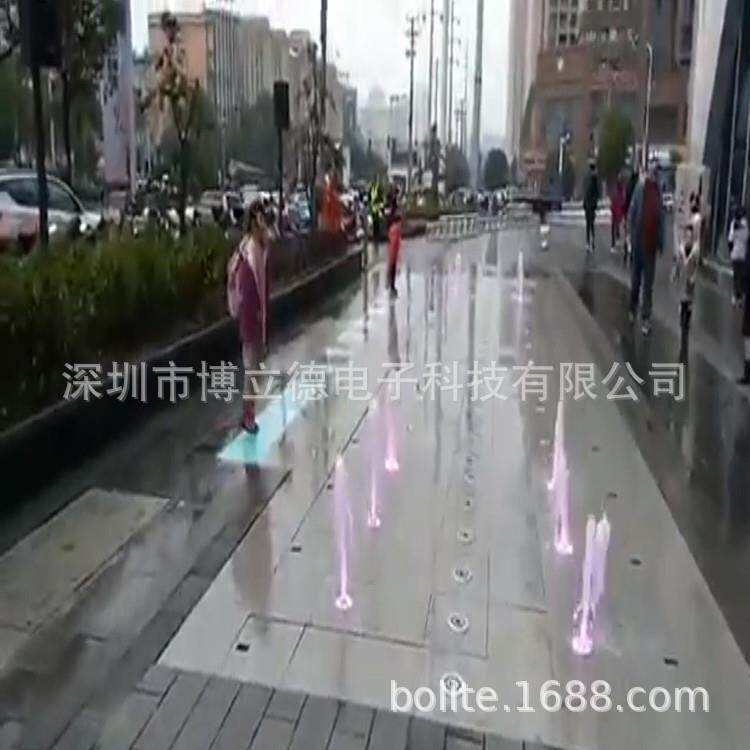 花园喷泉水景喷雾工程安装厂家互动感应喷泉制作安装户外广场