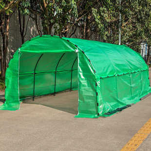绿蔬菜大棚种植温室停车花房防冻暖房肉萝防雨棚花卉大棚多庭院
