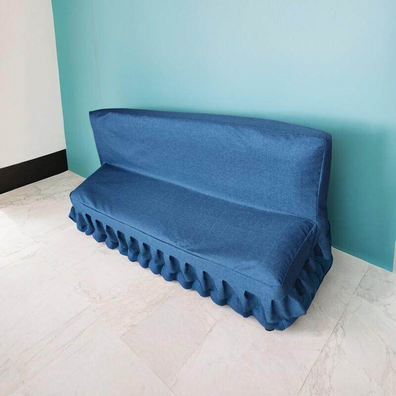 订制无扶手沙发套全盖防滑棉麻沙发罩客厅组合紧包四季沙发布艺套