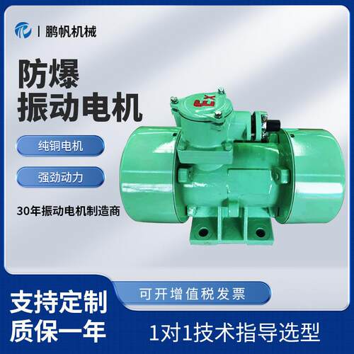 三相异步震动380V/660V筛分仓壁纯铜隔爆YBZJ粉尘防爆振动电机
