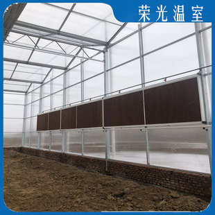 花卉果蔬温室大棚智能连栋玻璃文洛式花卉温室大棚外遮阳温室大棚