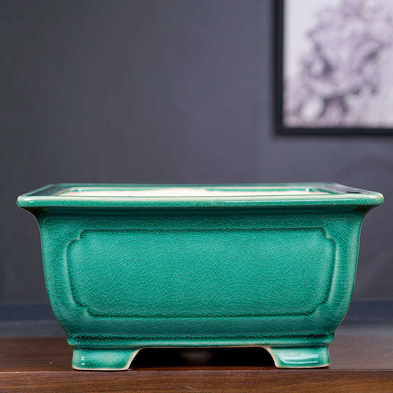 紫砂花盆批发陶瓷冰裂釉四方盆景盆多肉兰花盆栽陶盆简约外贸出口,鲜花速递/花卉仿真/绿植园艺,花盆,淘宝优惠券,粉丝福利购,淘宝优惠卷