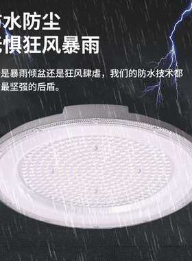 跨境XONUF飞育碟灯车间工业厂房库照O明吊灯LED仓高亮100W体馆工