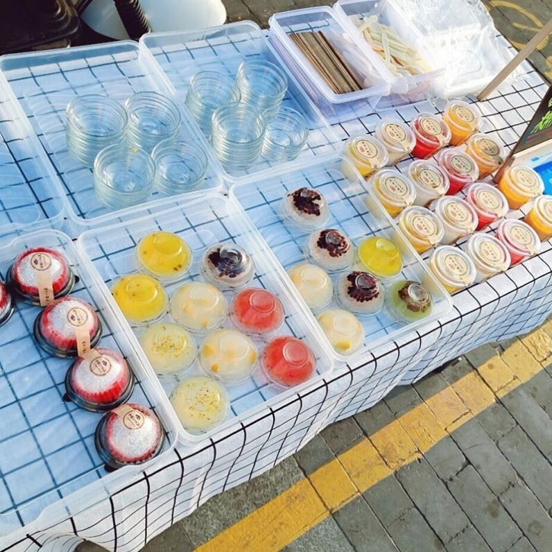 波波蛋糕摊托盘波波蛋糕摊储物盒透明加厚多层特殊盒商业波波蛋糕