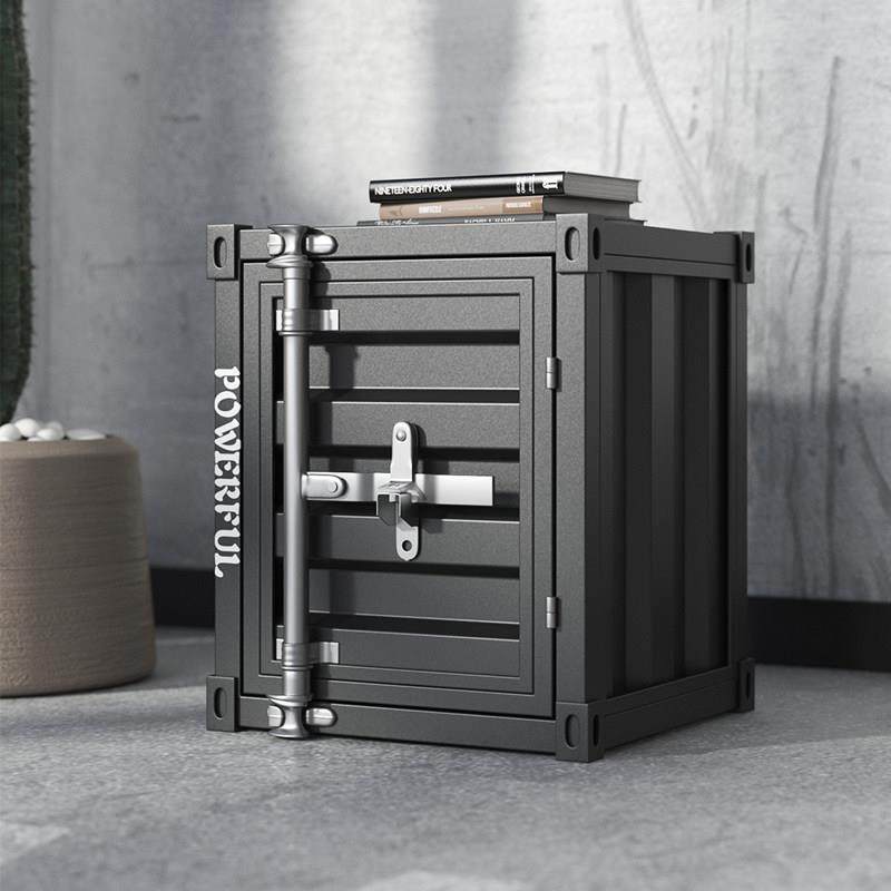 工业风小柜子拉杆开门隔层铁艺文件柜矮柜茶水柜低柜办公桌副柜侧,商业/办公家具,矮柜,淘宝优惠券,粉丝福利购,淘宝优惠卷