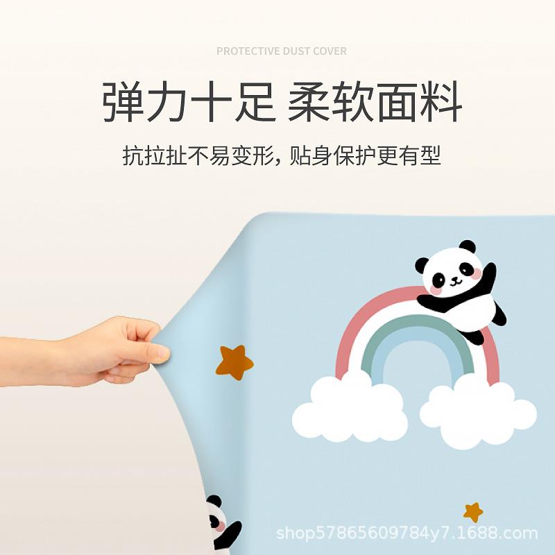 折叠床防尘罩办室人ZDCH2024午休床弹力床罩透单气 幼公儿园防水