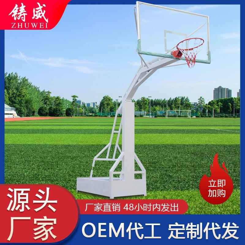 移动户外篮球架标准成人篮球框室外家用儿童蓝球架比赛落地式
