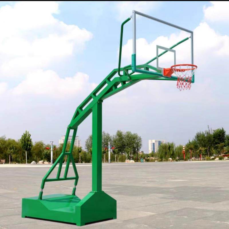 户外升降凹箱仿液压篮球架标准移动篮板加厚篮球架