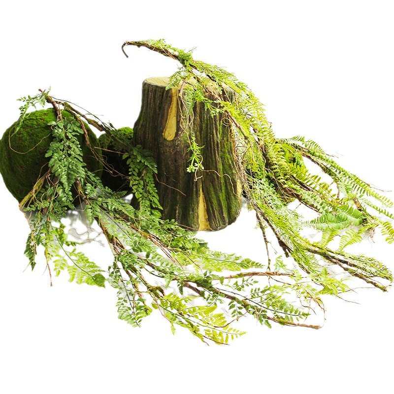 仿真加粗蕨叶藤条蕨类藤蔓森系手工装饰串壁挂植物角布景悬挂吊饰