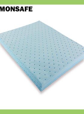 LEMONSAFE化学品吸附棉轻量级万用吸附棉片蓝色化学吸液棉片