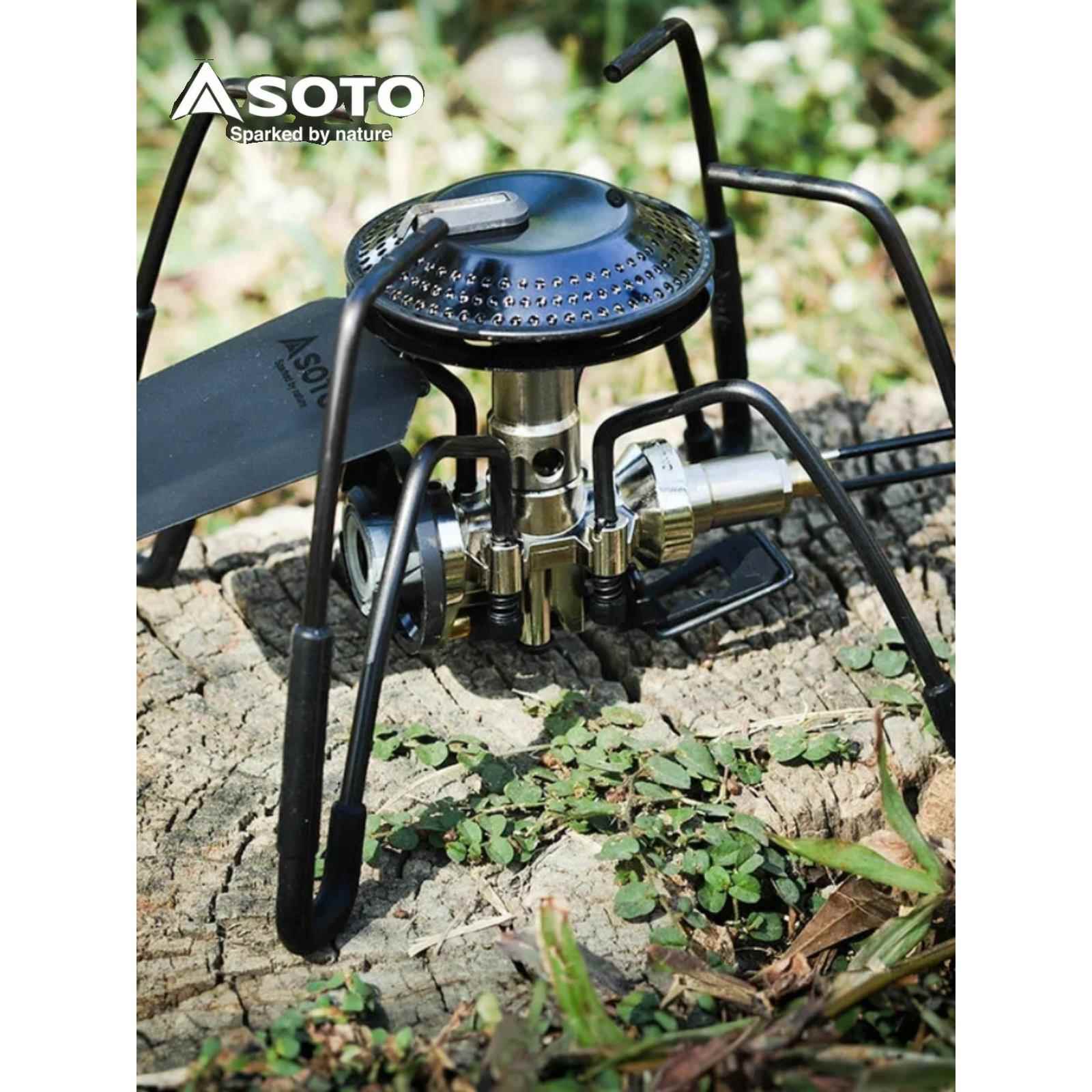 新品日本SOTO黑蜘蛛炉头