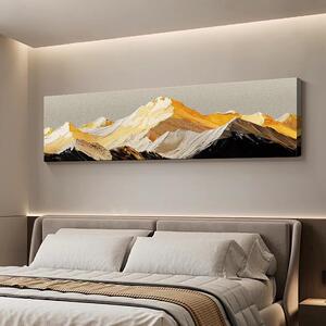 金山装饰画肌理房间床头客厅日照挂画大幅画油画高级卧室酒店