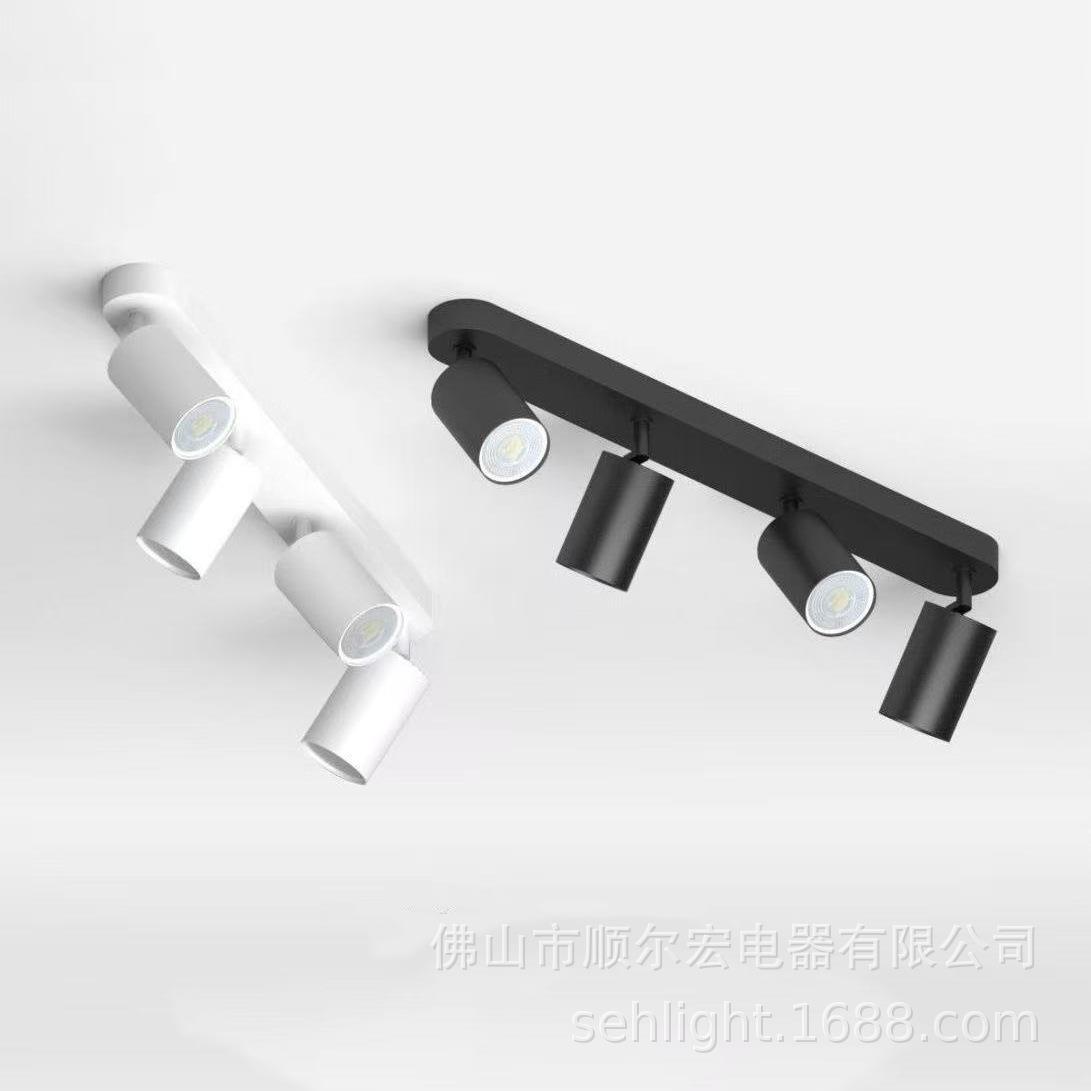 供应一头二头 两头 三头可旋转365度 GU10 MR16左右旋转吸顶灯具