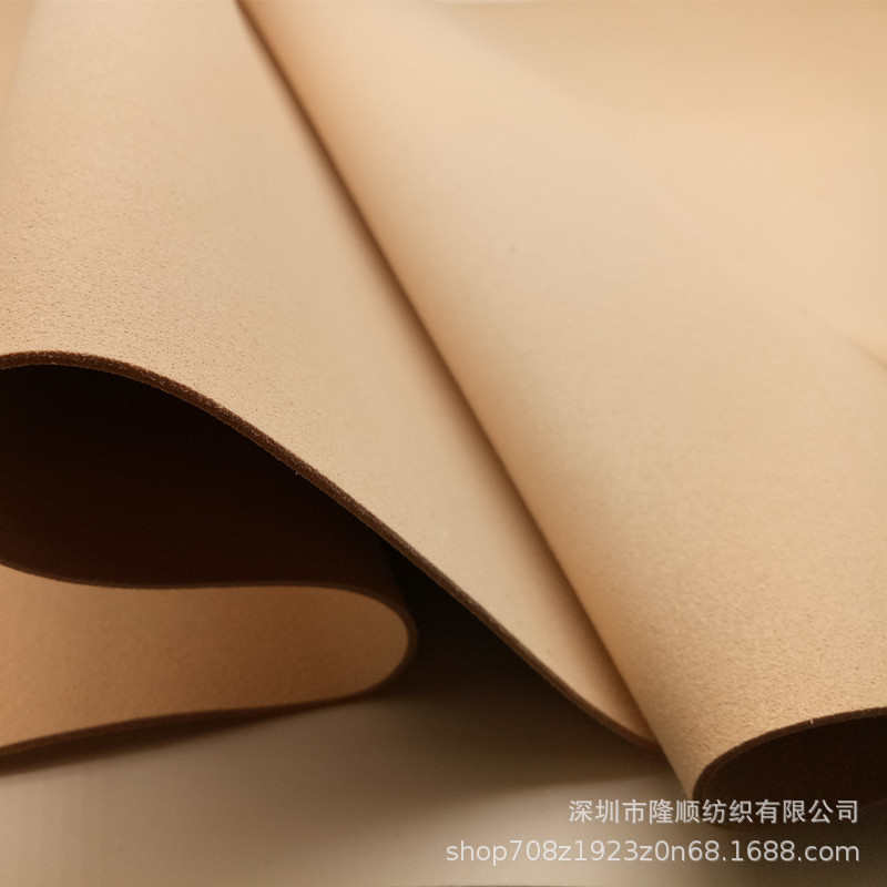 绒面超纤0.5到1.4厚度 双面超纤pu革 服装鞋材擦拭pu面料厂家现货