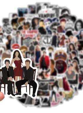 50/100pcs The Vampire Diaries TV Show Stickers Decal DIY Lap