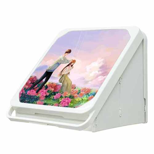 新款浴室壁画收纳卫生间衣服折叠防水洗澡打孔墙上置物架壁挂