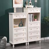 美实木斗多柜层收纳置物柜厅客轻奢立柜靠墙NBL储物柜新款 餐边式