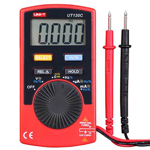 优利德小型口袋型数字万用表袖珍表UT120C