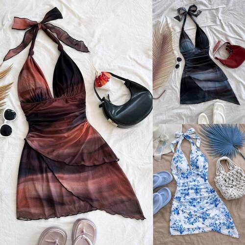 Summer Sexy Romantic Holiday Mini Skirt  Women's Vintage