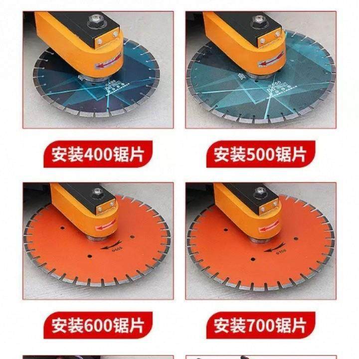 手推式切桩机 混凝土柱子锯桩机 可以升降水泥管桩切割机