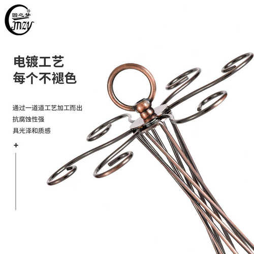 欧式复古简约红酒杯倒挂架沥水杯架厂家直销批发