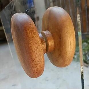 原木球门把手单孔玻璃斯堪的纳维亚创意滑动门门把手浴室玻璃门