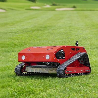 小能型带履式DWB遥控割草机全自动除园林绿化果园田地草机智碎草