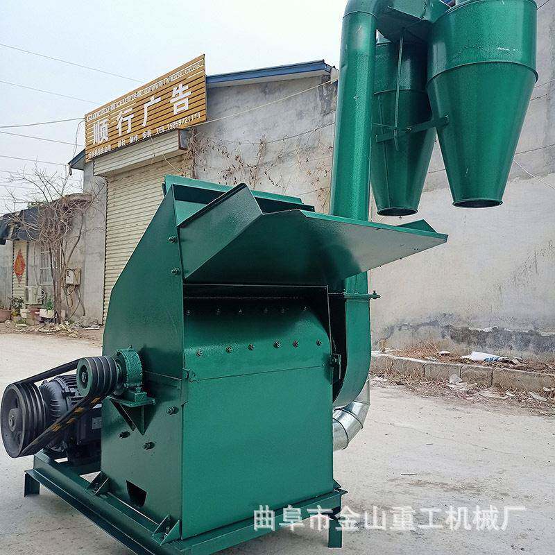 600型饲料玉米粉碎机三相电饲料铡草粉碎机玉米秸秆粉碎机