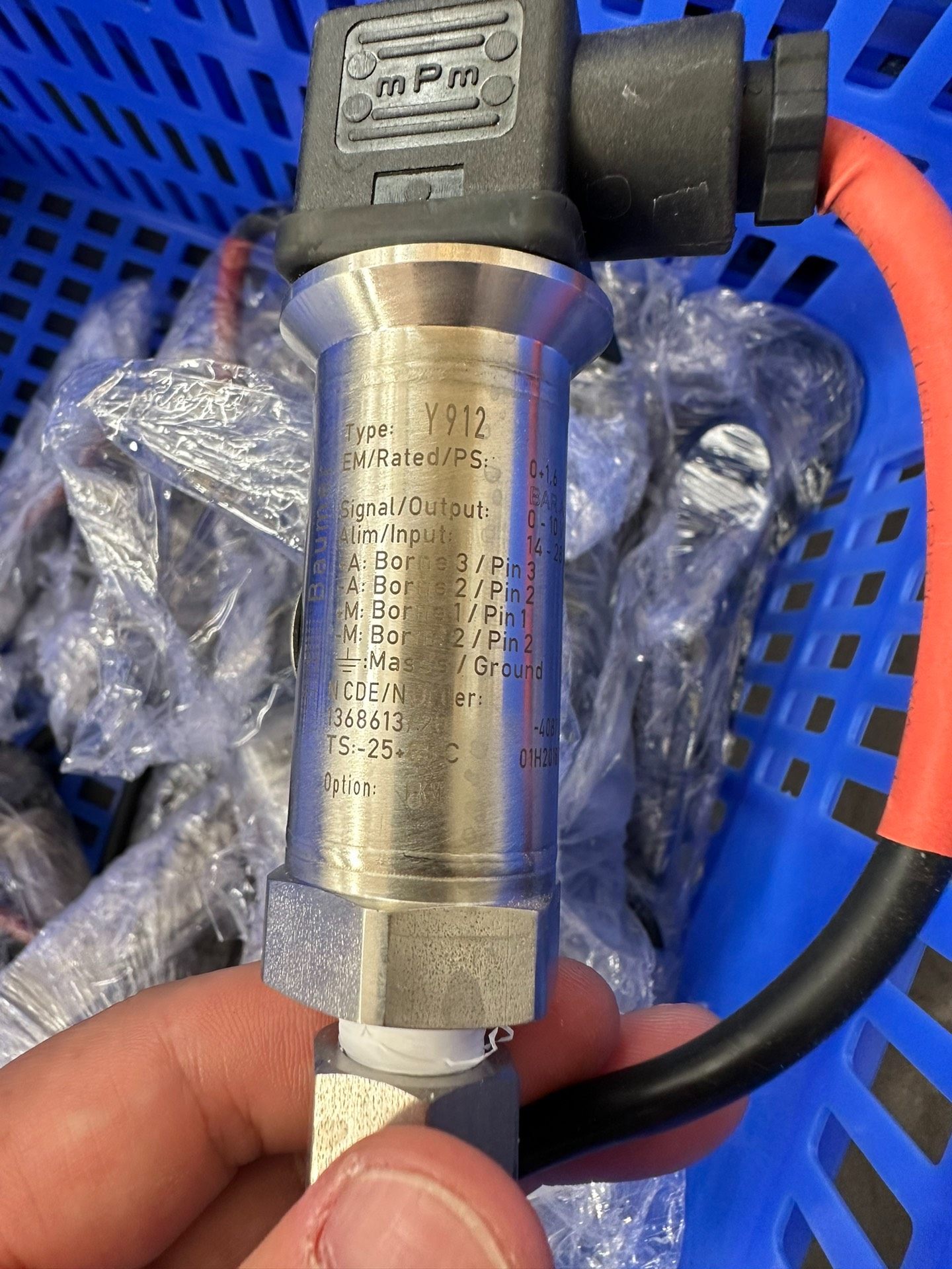 堡盟压力传感器Baumer，Y913，拆机 成色漂亮 议价出