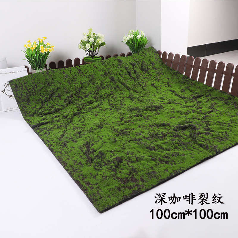 背景草坪苔藓墙裂纹批发仿真墙苔藓假植物草皮人工一米厂家造景绿