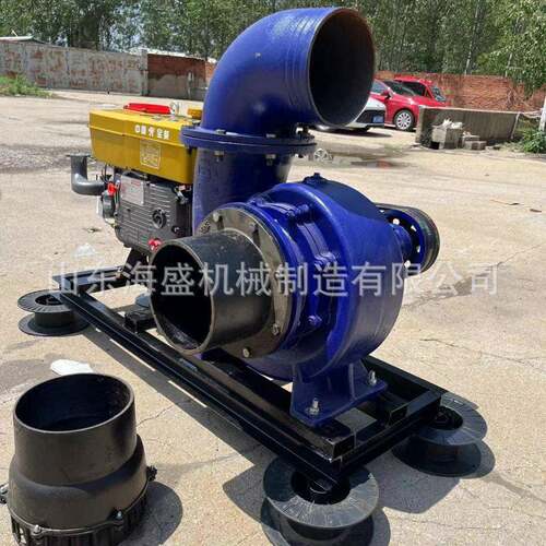 250HW混流泵10寸大流量柴油机水泵农用灌溉抽水机