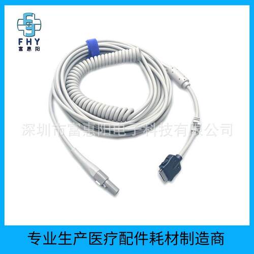 供应兼容GECAM14MAC5000十二导心电图机采集盒心电图电缆
