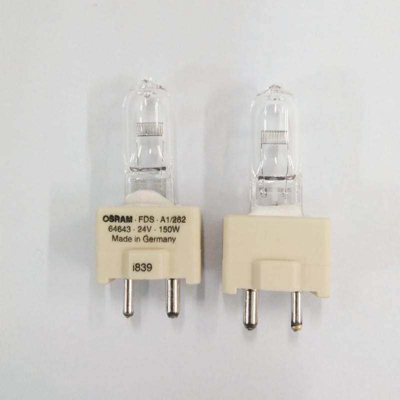 OSRAM欧司朗卤素灯泡64643 FDS 24V150W WOLF仪器专用灯泡GY9.5
