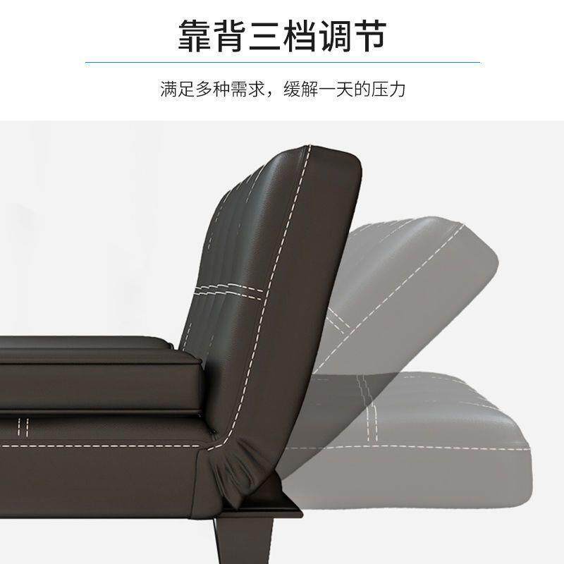 沙发皮床一体两用办公沙室待沙发客厅出租房简易沙发接RJD猫爪简