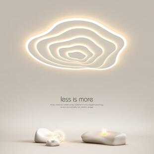 简约现代客厅主灯创意个性 波浪吸顶灯北欧卧室房间灯具2025年新款