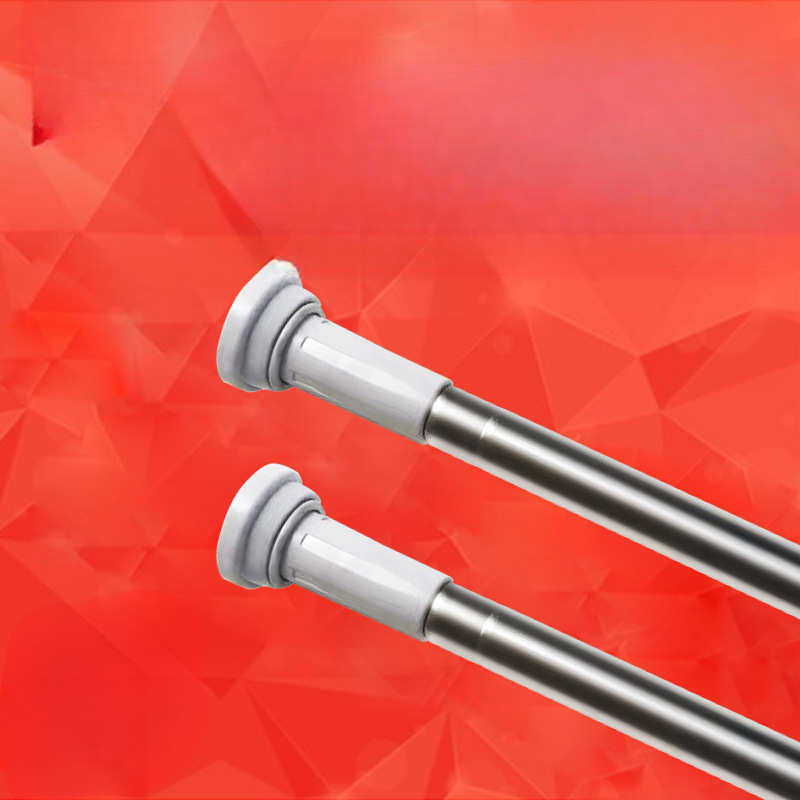 浴室浴帘杆免打孔卫生间伸缩杆阳台晾衣杆撑杆衣柜门帘杆窗帘杆,家装主材,晾杆,淘宝优惠券,粉丝福利购,淘宝优惠卷