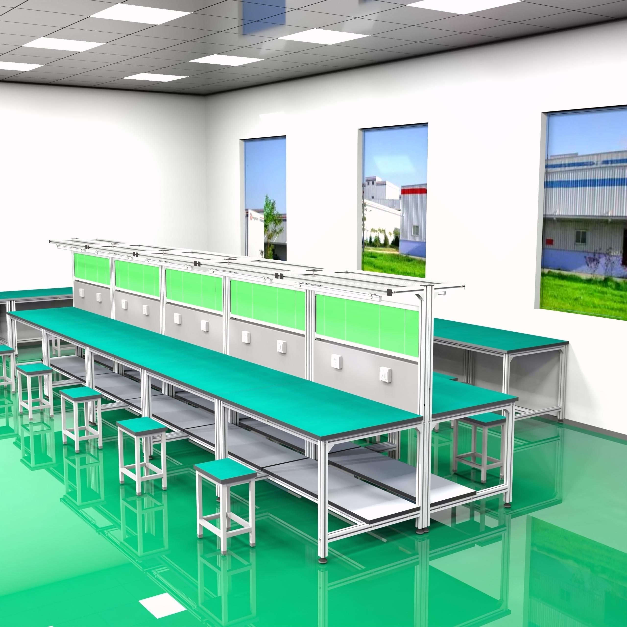 铝合金型材工作台操作台型材定做工作台流水线装配台防静电工作台