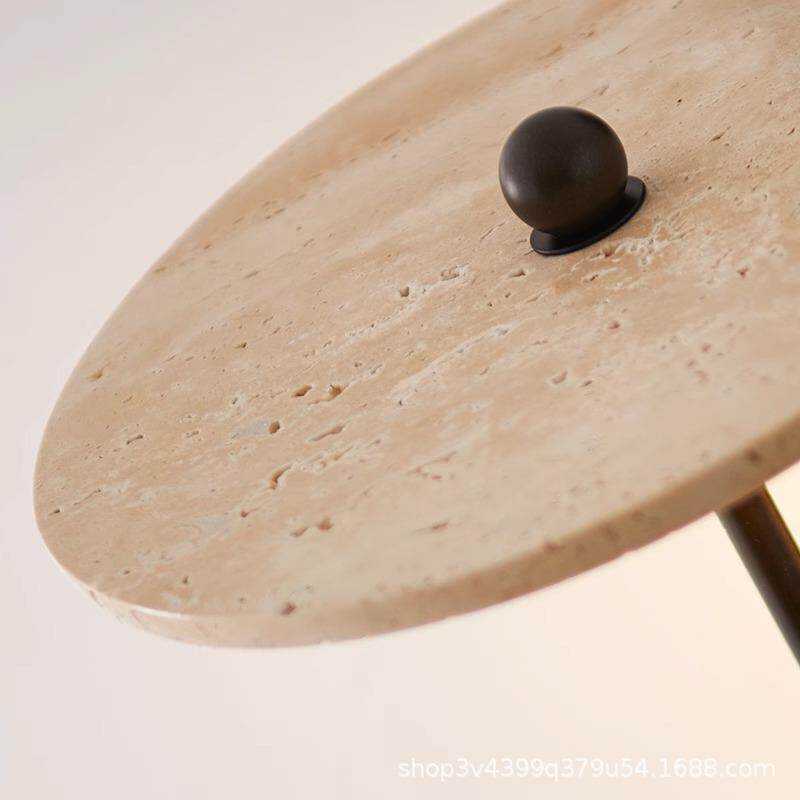 日式诧寂风黄洞石壁灯客厅卧室房间书房背景墙自带开关led墙壁灯