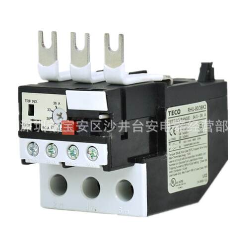 原装东元TECO台安TAIAN 热过载保护继电器RHU 17-47 RHN-80K2