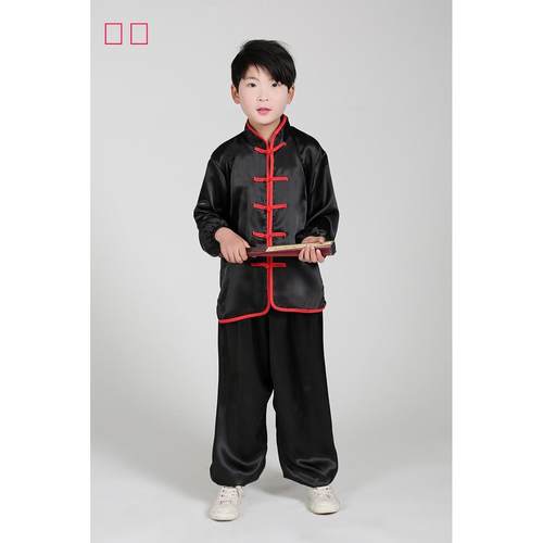 正品童武术服装男女童功夫练武服儿小学生练表演少训太极拳服儿太