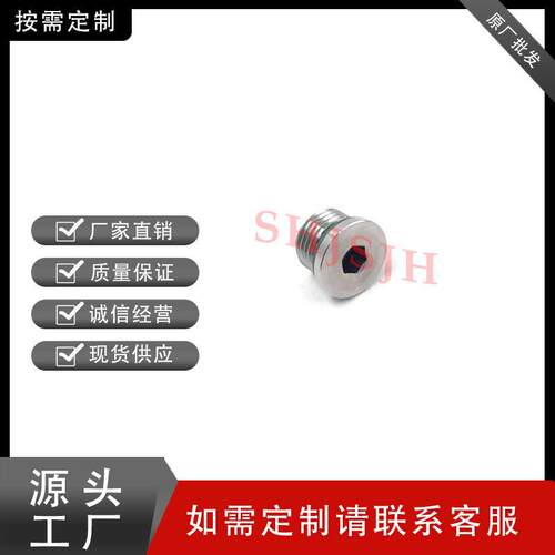 SHJH厂家直销替代Swagelok316不锈钢 SS-2-HPST 内六角堵头